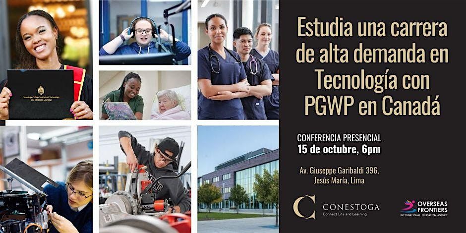 Estudia una carrera de alta demanda en tecnología con PGWP en Canadá, 15 October | Event in Jesús María