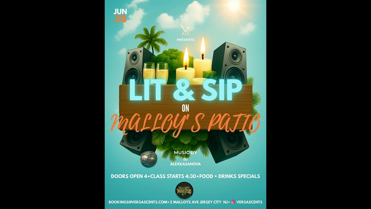 Lit & Sip: Mallory’s Patio Candle Party, 28 June | Event in Jersey City | AllEvents