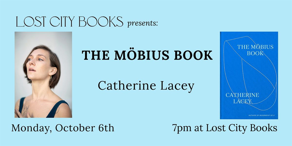 The Möbius Book by Catherine Lacey, 6 October | Event in Washington | AllEvents