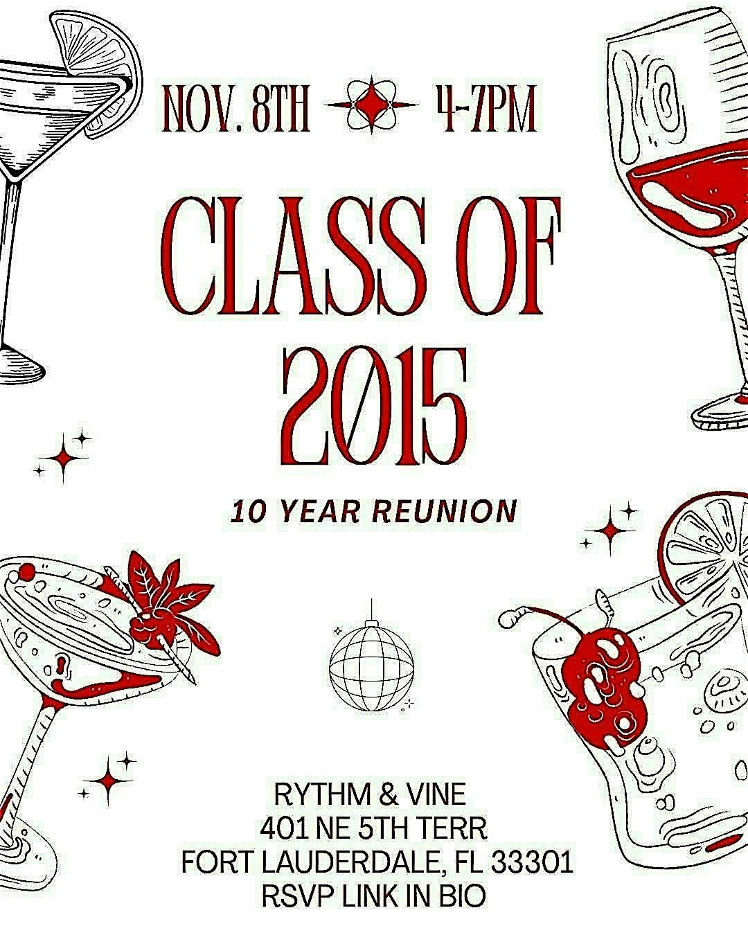 CGHS Class of 2015 10-Year Reunion, 8 November | Event in Fort Lauderdale | AllEvents