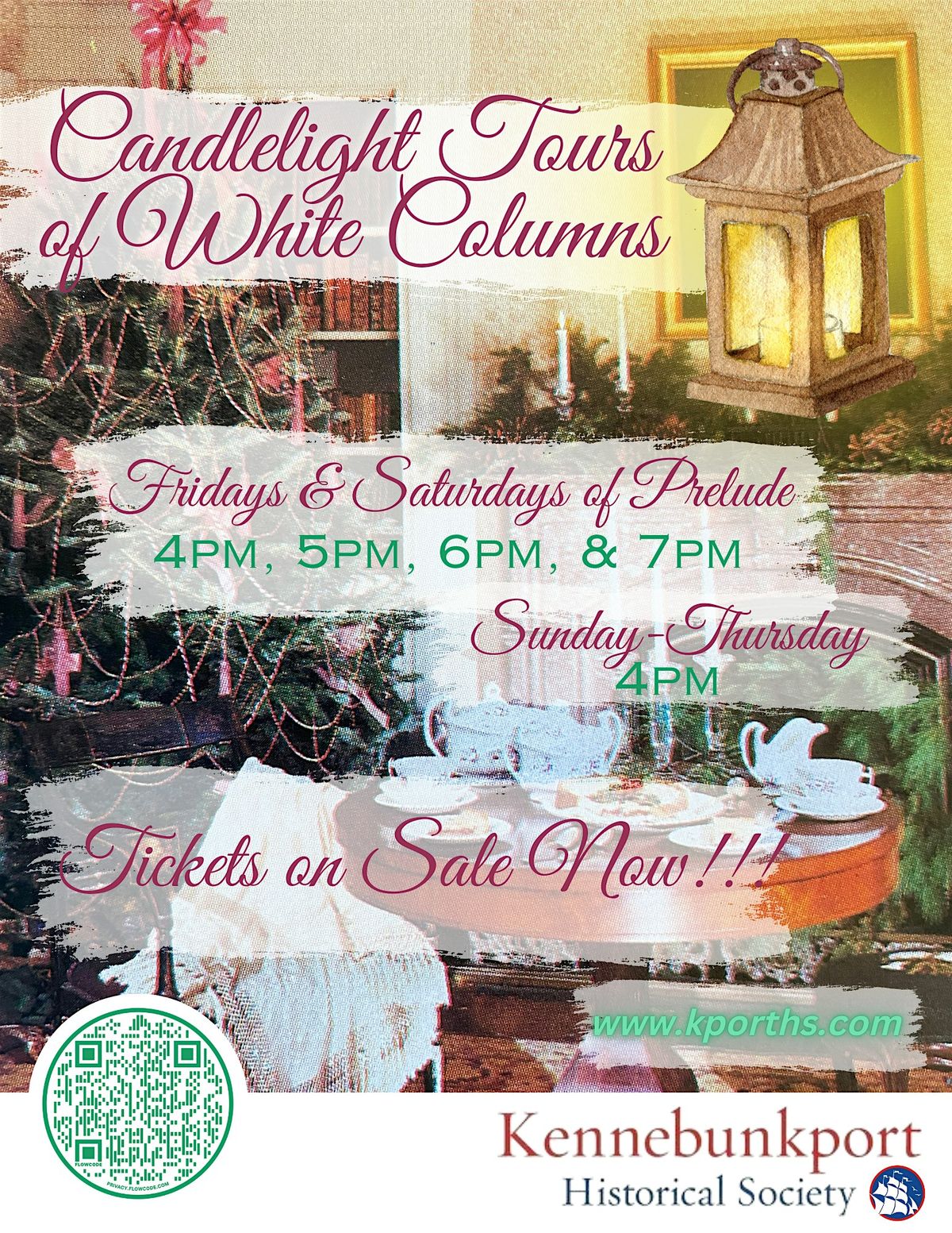 Candlelight Victorian Mansion Era Tours of White Columns, 5 December | Event in Kennebunkport | AllEvents