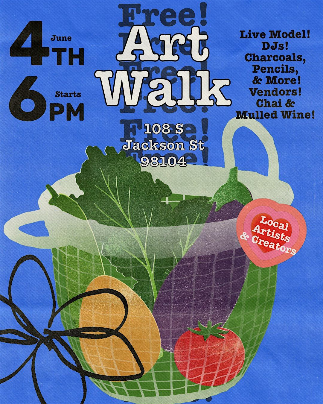 ART WALK! OPEN FIGURE CLASS & MARKET!, 4 June | Event in Seattle | AllEvents