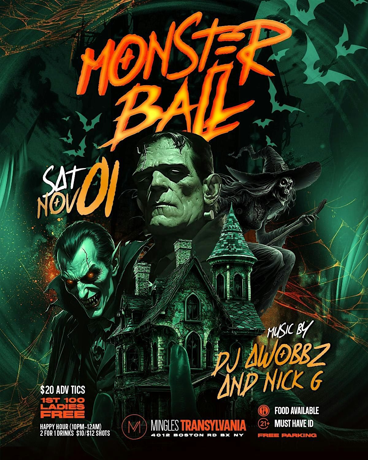 Monster Ball (Hosted by HD Link), 1 November | Event in The Bronx | AllEvents