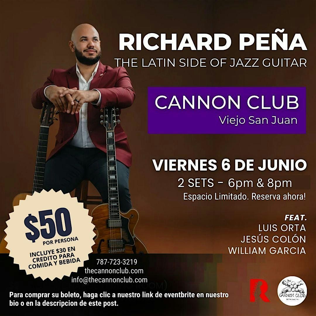 Richard Peña - The latin side of jazz guitar (Music Concert) 8pm Time Slot, 6 June | Event in San Juan | AllEvents