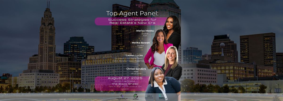 Top Agent Panel: Success Strategies for Real Estate's New Era, 27 August | Event in Columbus | AllEvents
