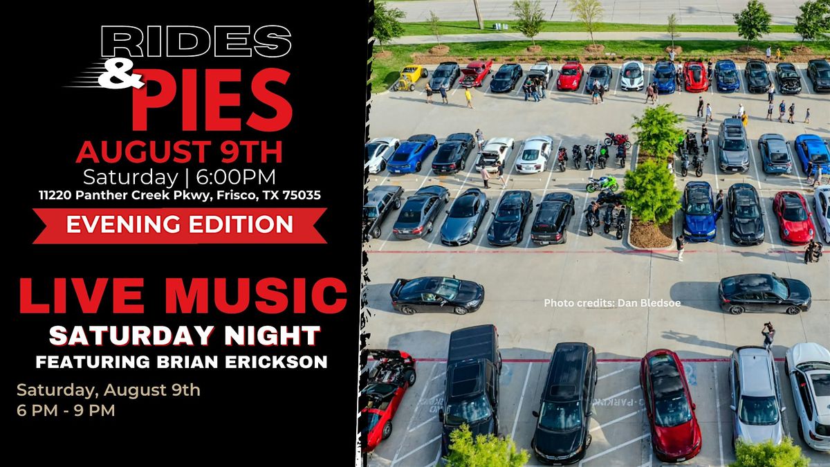 Rides & Pies - August - EVENING EDITION with Live Music, 9 August | Event in Frisco | AllEvents