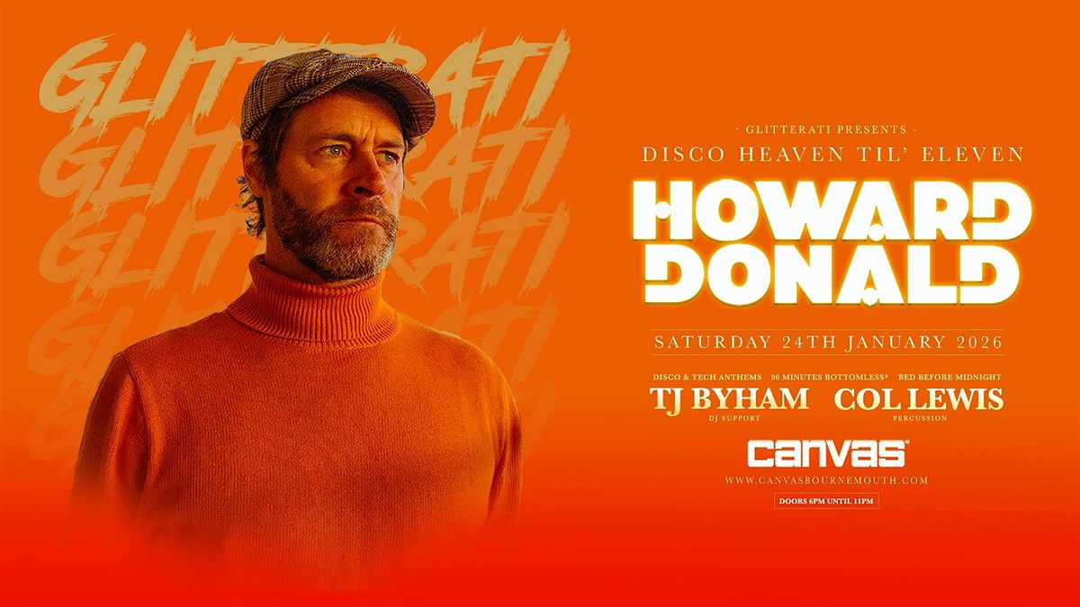 Glitterati presents Howard Donald, 24 January | Event in Bournemouth | AllEvents