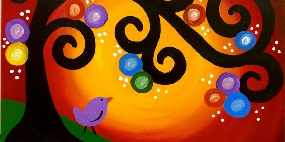 A Tree Painted in Color - Paint and Sip by Classpop!™ | Event in Houston | AllEvents