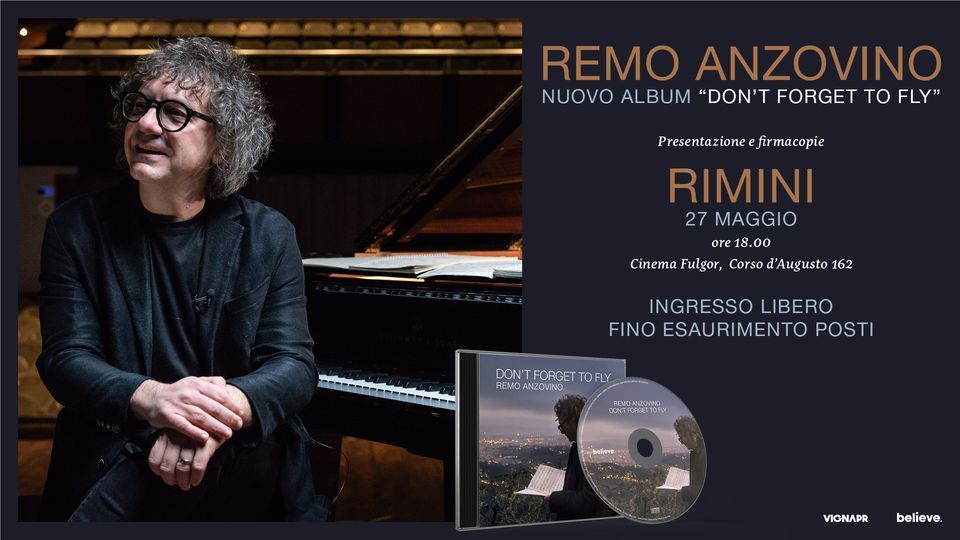 Dont Forget to Fly - Instore Tour Rimini, Cinema Fulgor, Rimini, 27 May ...