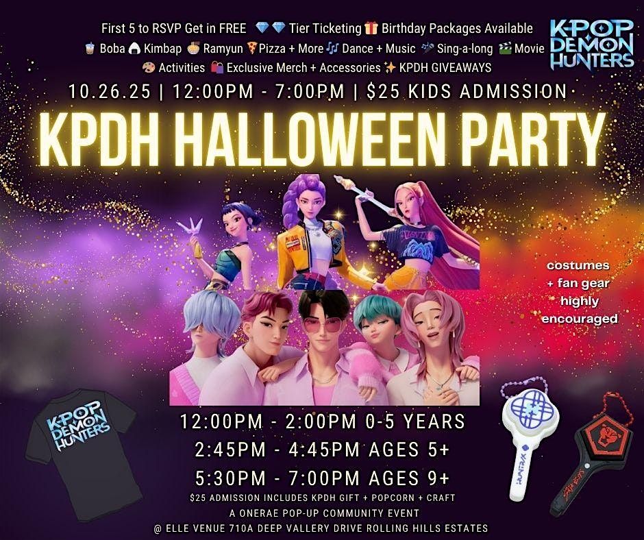 KPDH Halloween Party, 26 October | Event in Rolling Hills Estates | AllEvents