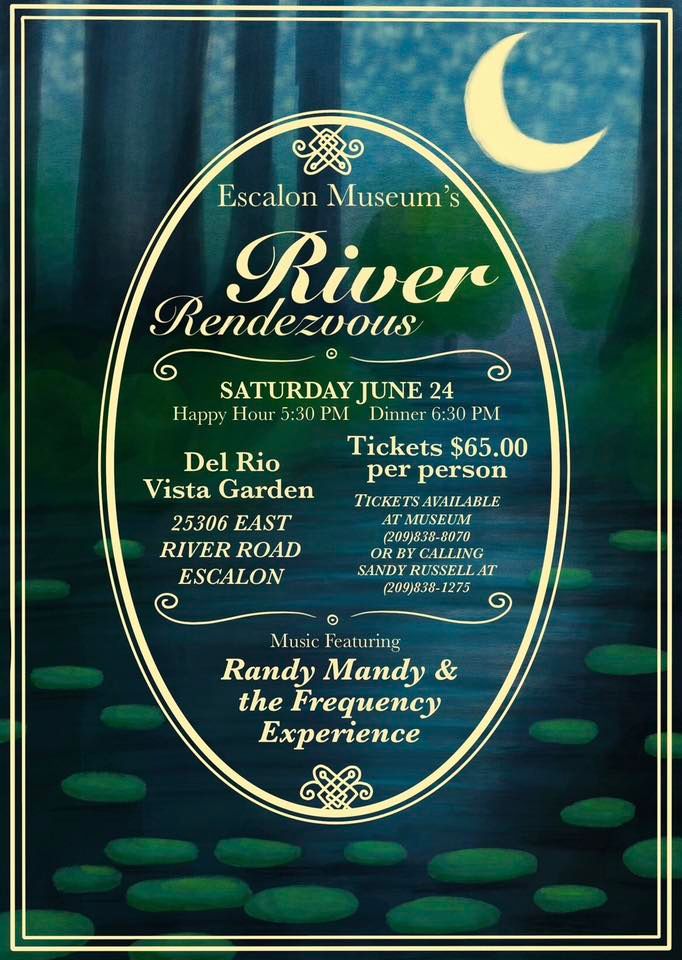 River Rendezvousfundraiser dinner and fun night, Del Rio Vista Garden