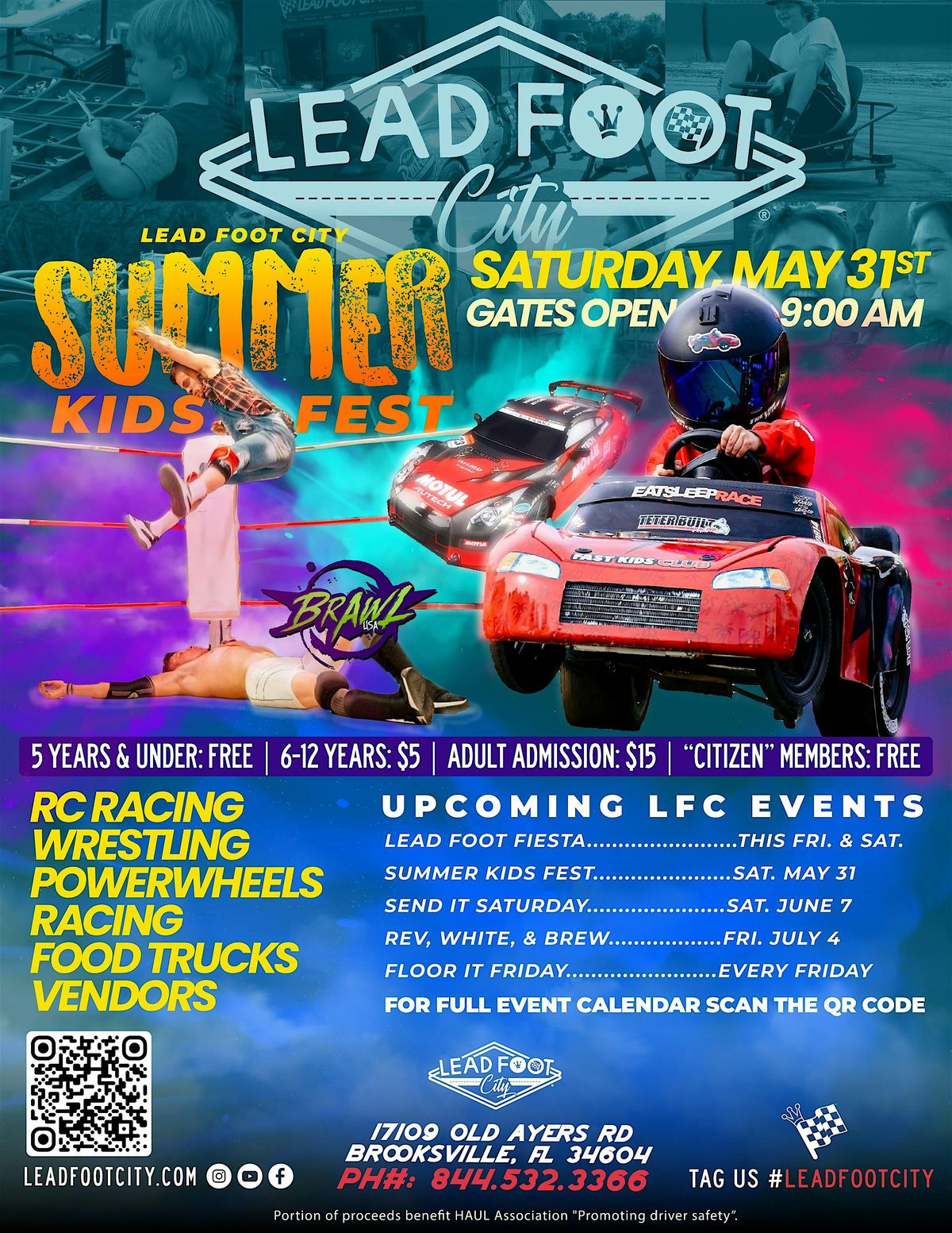 Summer Kids Fest, RC Cars, Power Wheels Racing, Wrestling, Monster Trucks, 31 May | Event in Brooksville | AllEvents