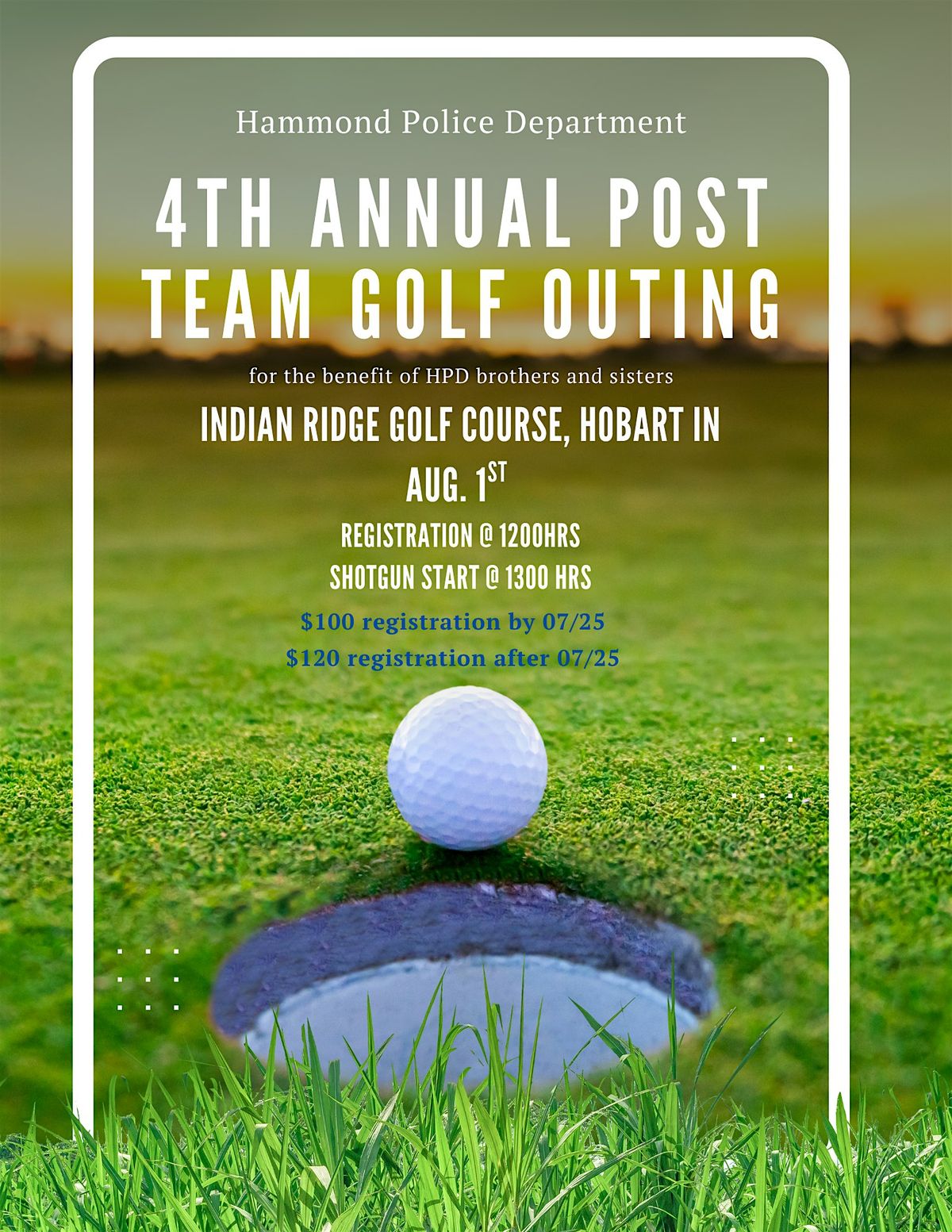 2025 HPD POST TEAM GOLF OUTING, 1 August | Event in Hobart | AllEvents