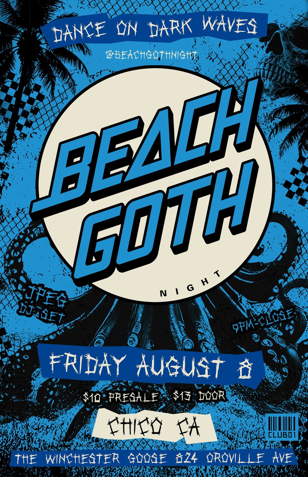 Beach Goth Night hosted by DJ JPEG, 8 August | Event in Chico | AllEvents
