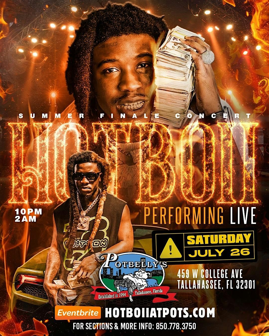 HOTBOII IN THE GARDEN - THE SUMMER FINALE, 26 July | Event in Tallahassee | AllEvents