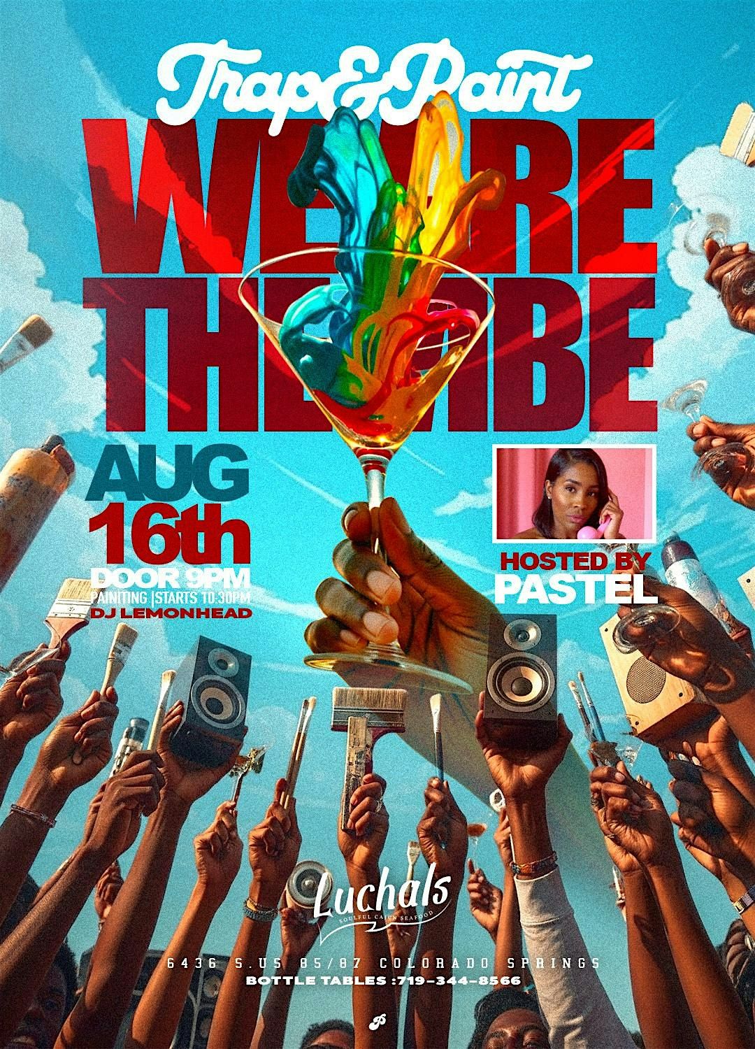 TRAP & PAINT "WE ARE THE VIBE", 16 August | Event in Fountain | AllEvents