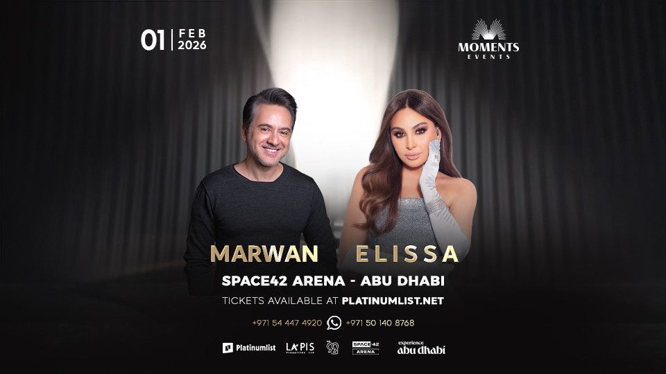 Elissa & Marwan Khoury in Abu Dhabi, 1 February | Event in Abu Dhabi | AllEvents