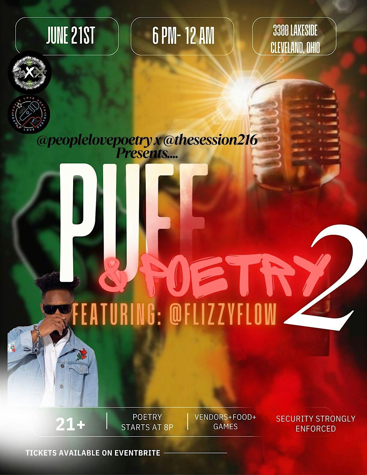 Puff & Poetry 2, 21 June | Event in Cleveland | AllEvents