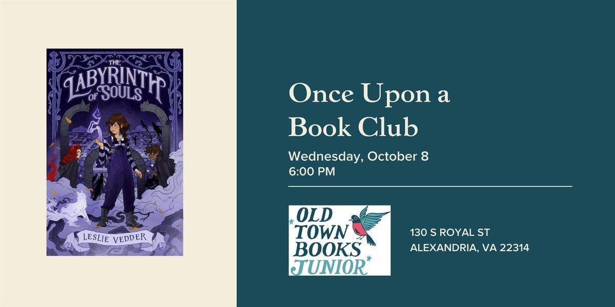 October Once Upon a Book Club, 8 October | Event in Alexandria | AllEvents