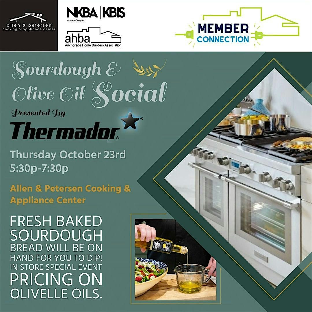 Member Connection - Sourdough & Olive Oil Social, 23 October | Event in Anchorage | AllEvents