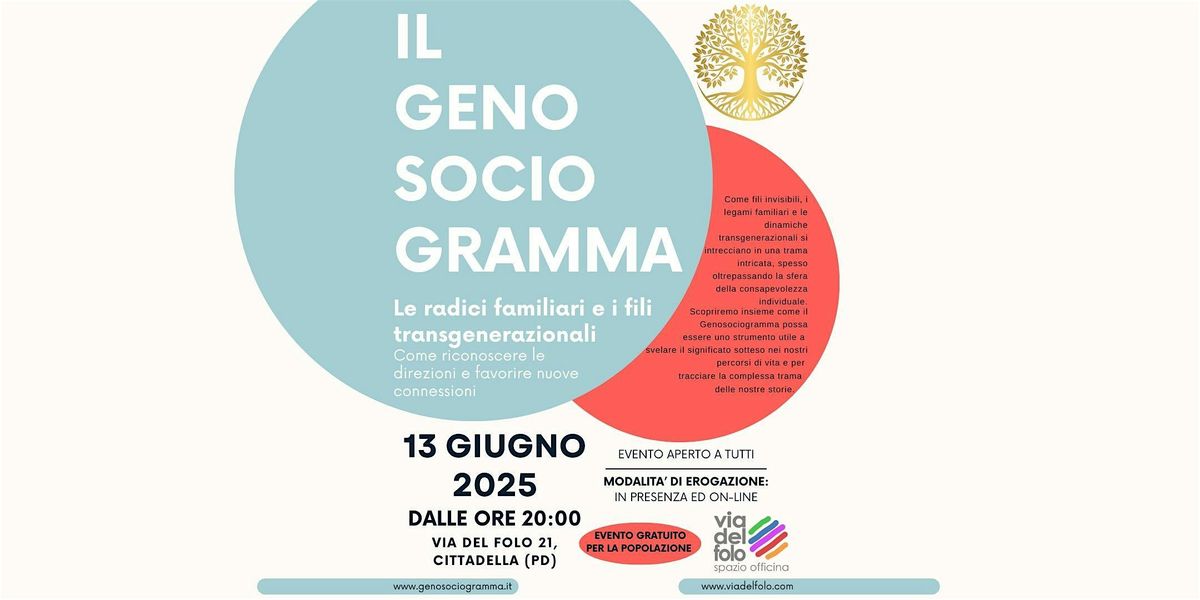 Il Genosociogramma, 13 June | Event in Cittadella | AllEvents