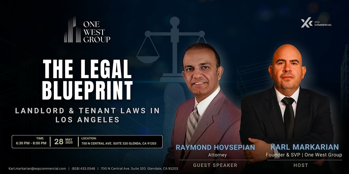 The Legal Blueprint - Landlord & Tenant Laws in Los Angeles | Event in Glendale | AllEvents