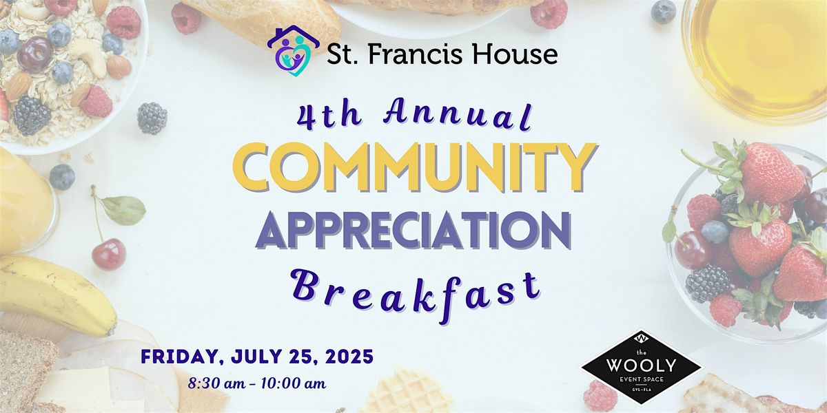 4th Annual Community Appreciation Breakfast, 25 July | Event in Gainesville | AllEvents