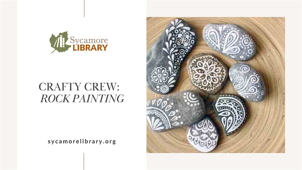 Crafty Crew: Rock Painting | Event in Sycamore | AllEvents