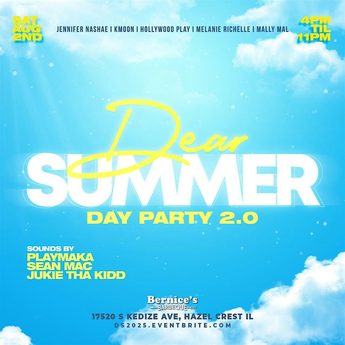 DEAR SUMER DAY PARTY 2.0, 2 August | Event in Hazel Crest | AllEvents