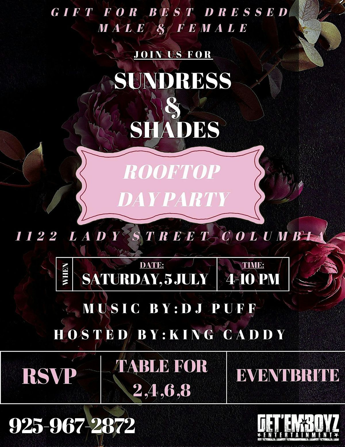 Sundress & Shades Rooftop Day Party, 5 July | Event in Columbia | AllEvents