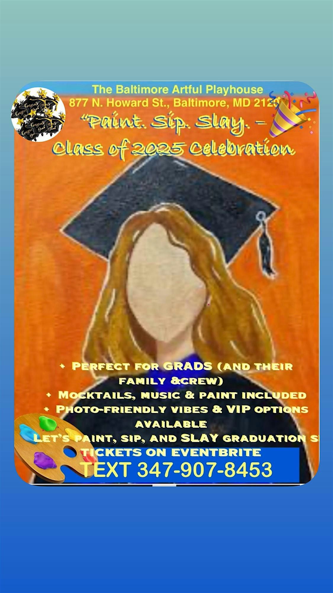 Sip & Paint Graduation Celebration, 3 June | Event in Baltimore | AllEvents