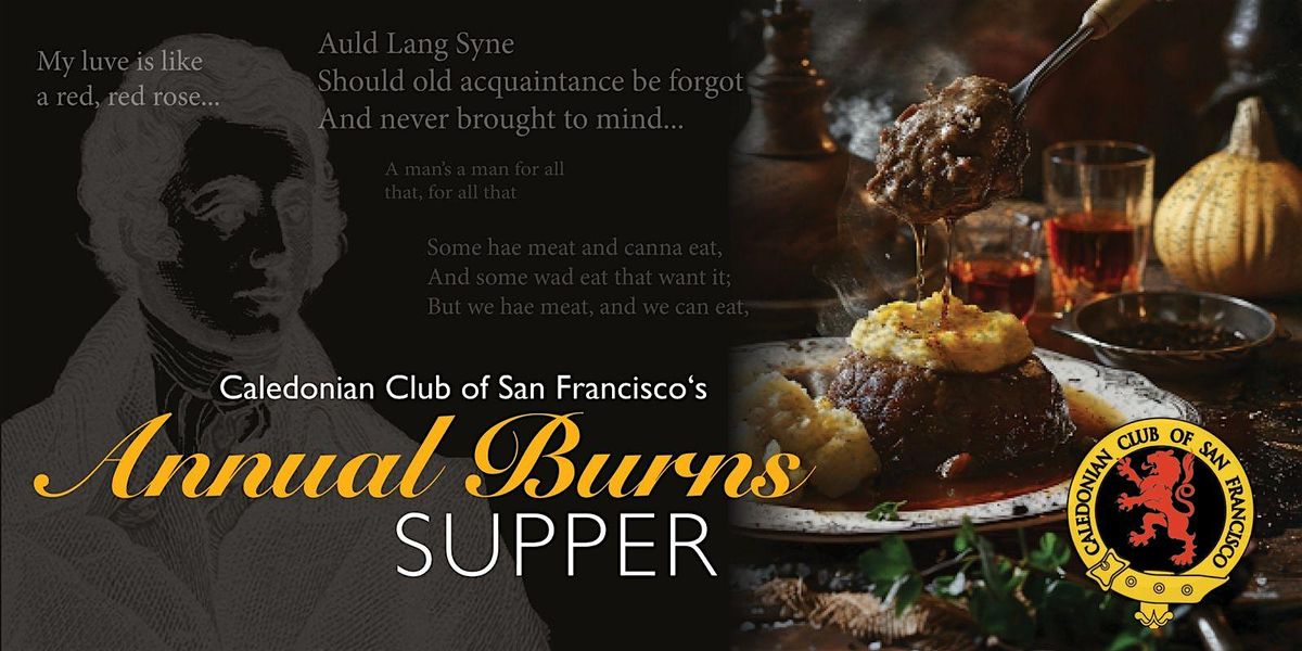 2026 Burns Supper, 31 January | Event in San Francisco | AllEvents
