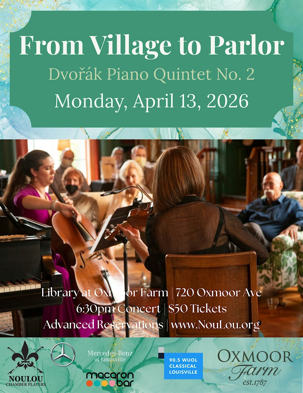From Village to Parlor, 13 April | Event in Louisville | AllEvents