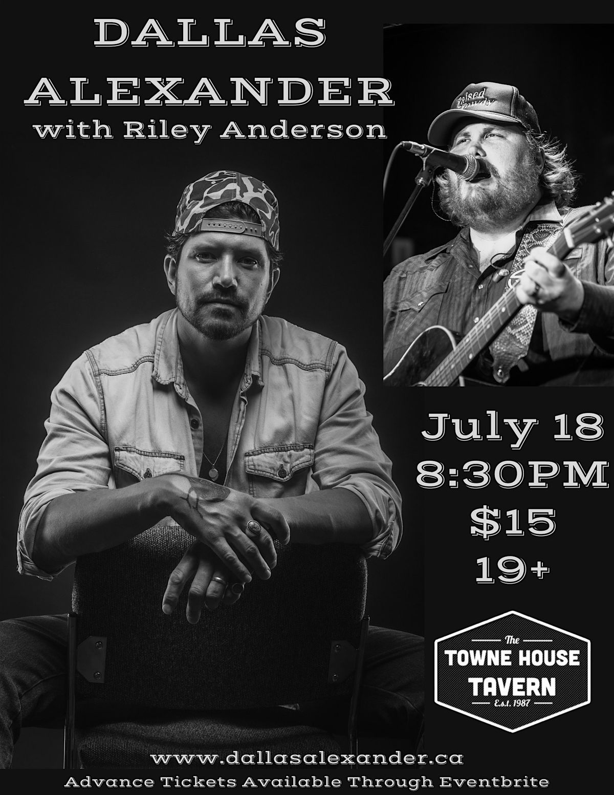 Dallas Alexander w/ Riley Anderson, 18 July | Event in Sudbury | AllEvents