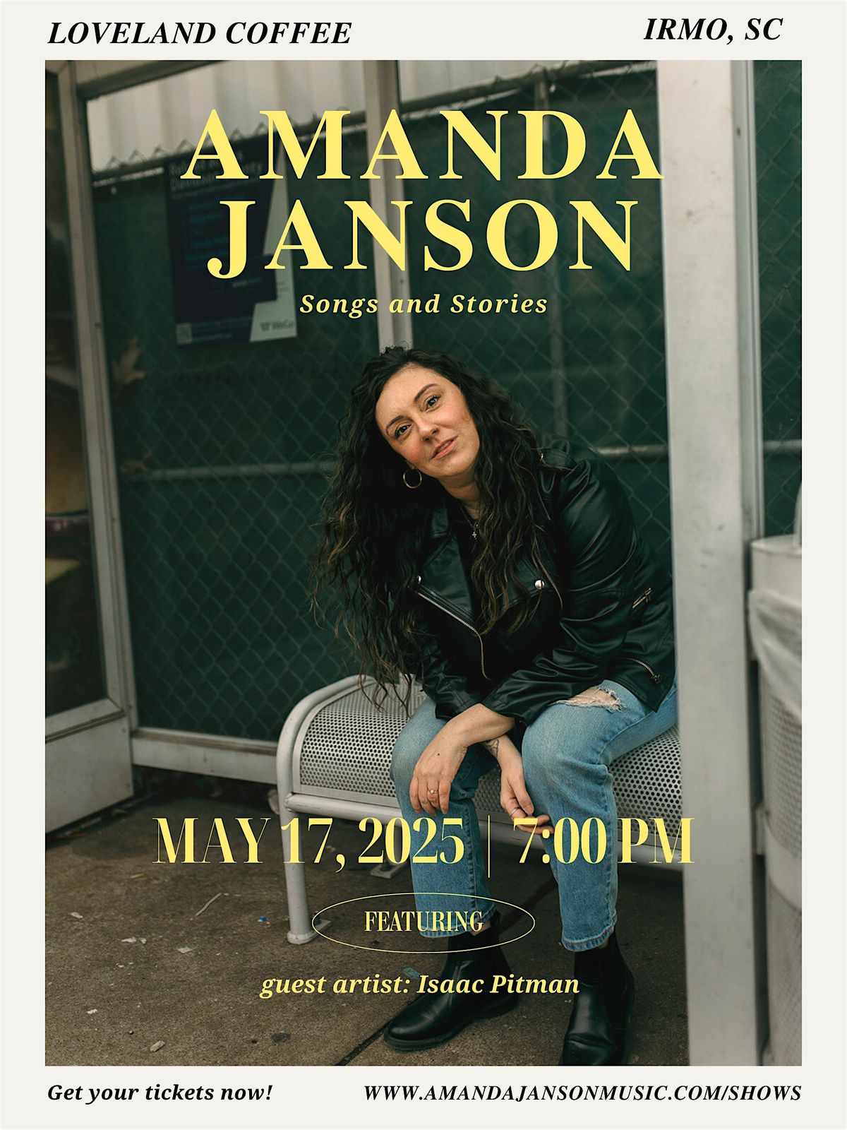A Night of Songs and Stories, 17 May | Event in Irmo | AllEvents