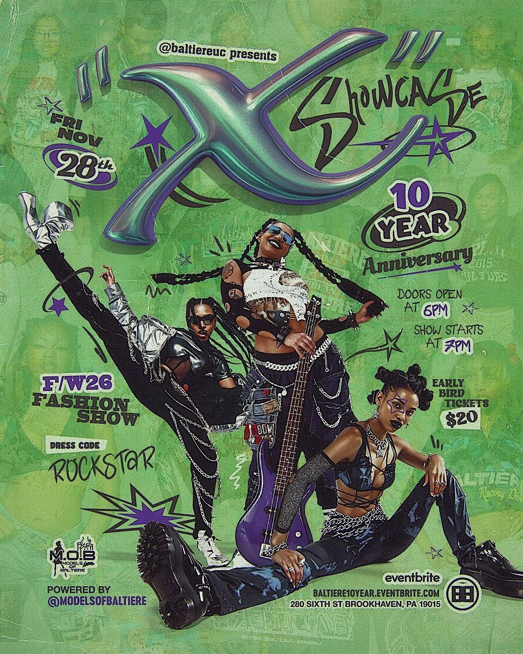 “X” Baltiere F/W26 10 Year Anniversary Showcase, 28 November | Event in Brookhaven | AllEvents