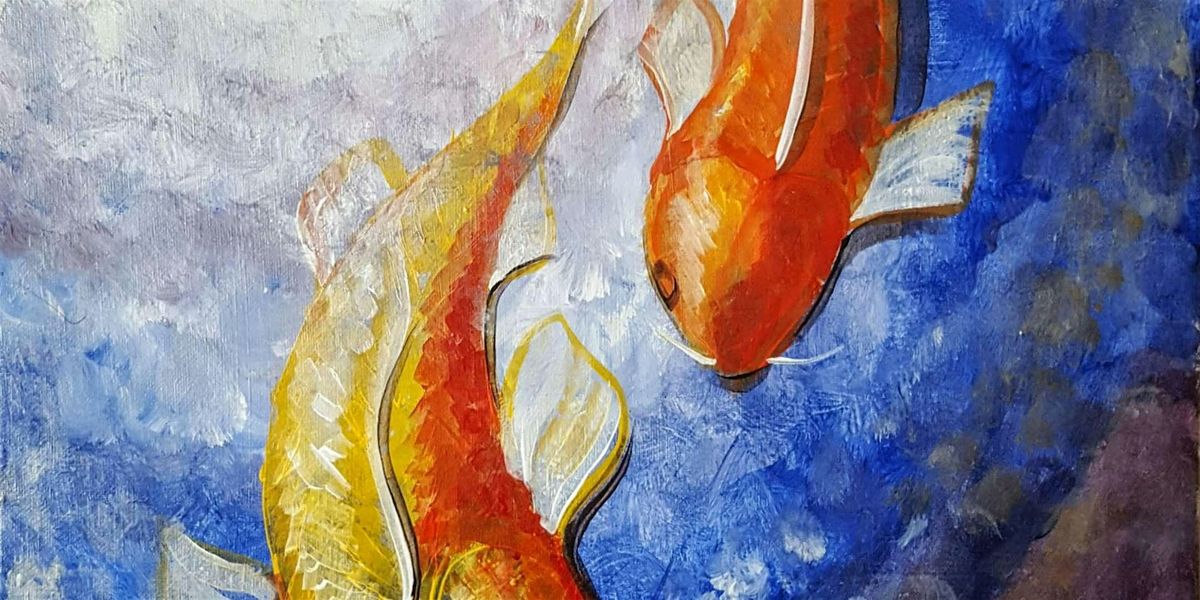 Koi Moon - Paint and Sip by Classpop!™, 29 May | Event in Gilbert | AllEvents