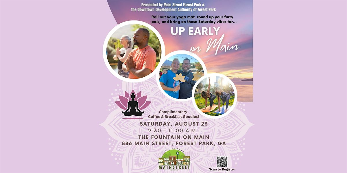 Up Early on Main, 23 August | Event in Forest Park | AllEvents