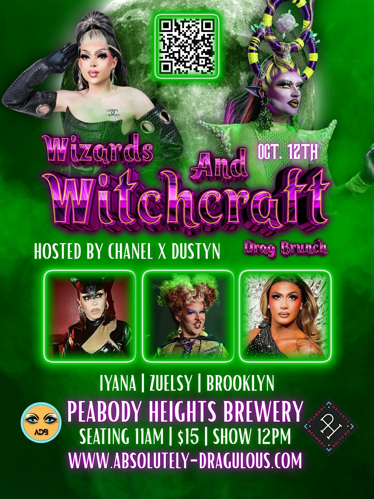 Wizards and Witchcraft Drag Brunch, 12 October | Event in Baltimore | AllEvents