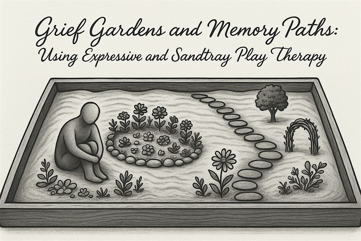 Grief Gardens and Memory Paths: Using Expressive and Sand Tray Play Therapy, 4 March | Event in Timonium | AllEvents