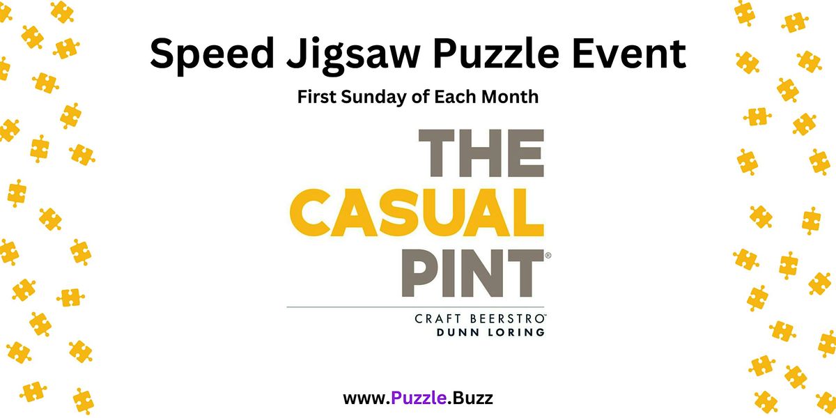 Speed Puzzling at Casual Pint Vienna, VA | Event in Vienna | AllEvents