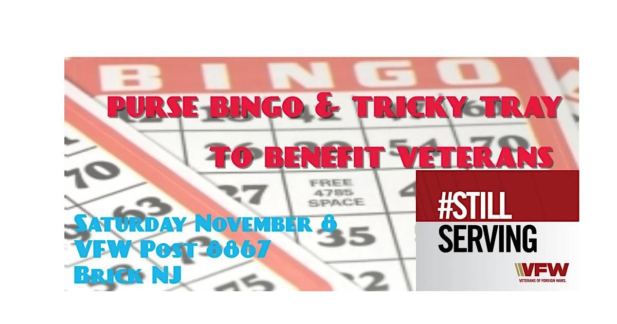 Purse Bingo & Tricky Tray, 8 November | Event in Brick Township | AllEvents