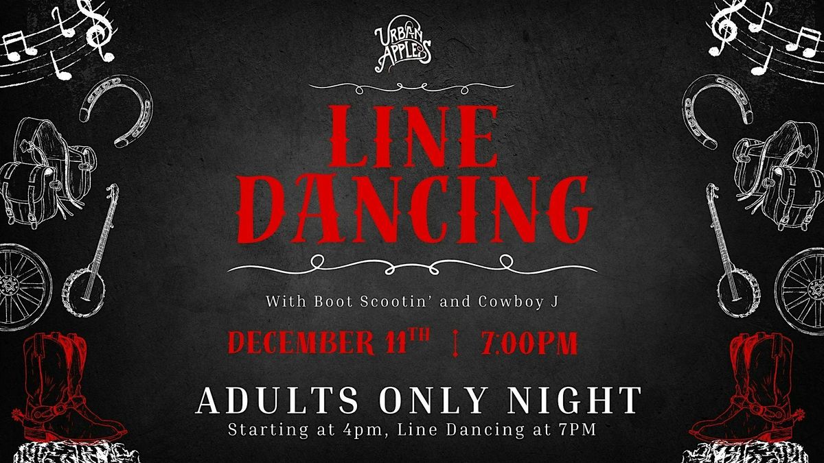 December Line Dancing at Urban Apples (21+), 11 December | Event in Westfield | AllEvents