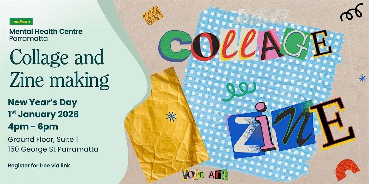 Collage and Zine Making!, 1 January | Event in Parramatta | AllEvents