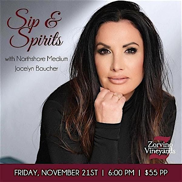 Sip & Spirits with Northshore Medium Jocelyn Boucher, 21 November | Event in Sandown | AllEvents