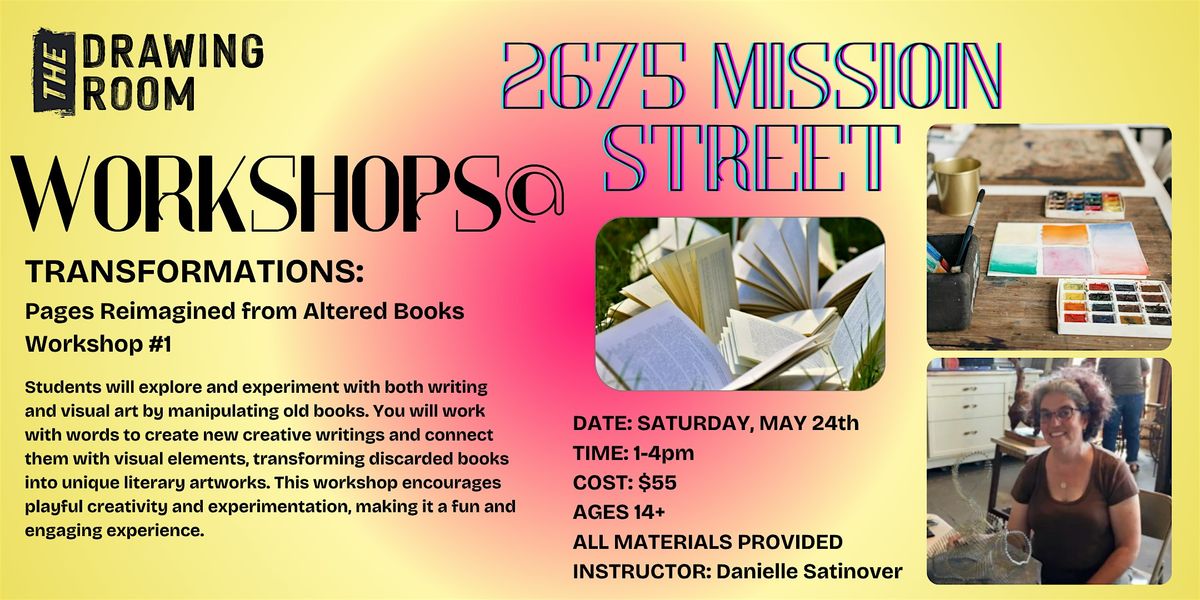 TRANSFORMATIONS: WORKSHOP #1, 24 May | Event in San Francisco | AllEvents