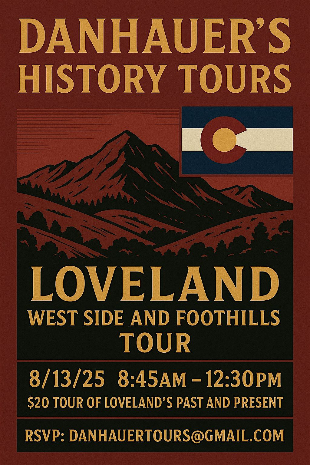 Loveland West Side and Foothills Historical Tour, 13 August | Event in Loveland | AllEvents