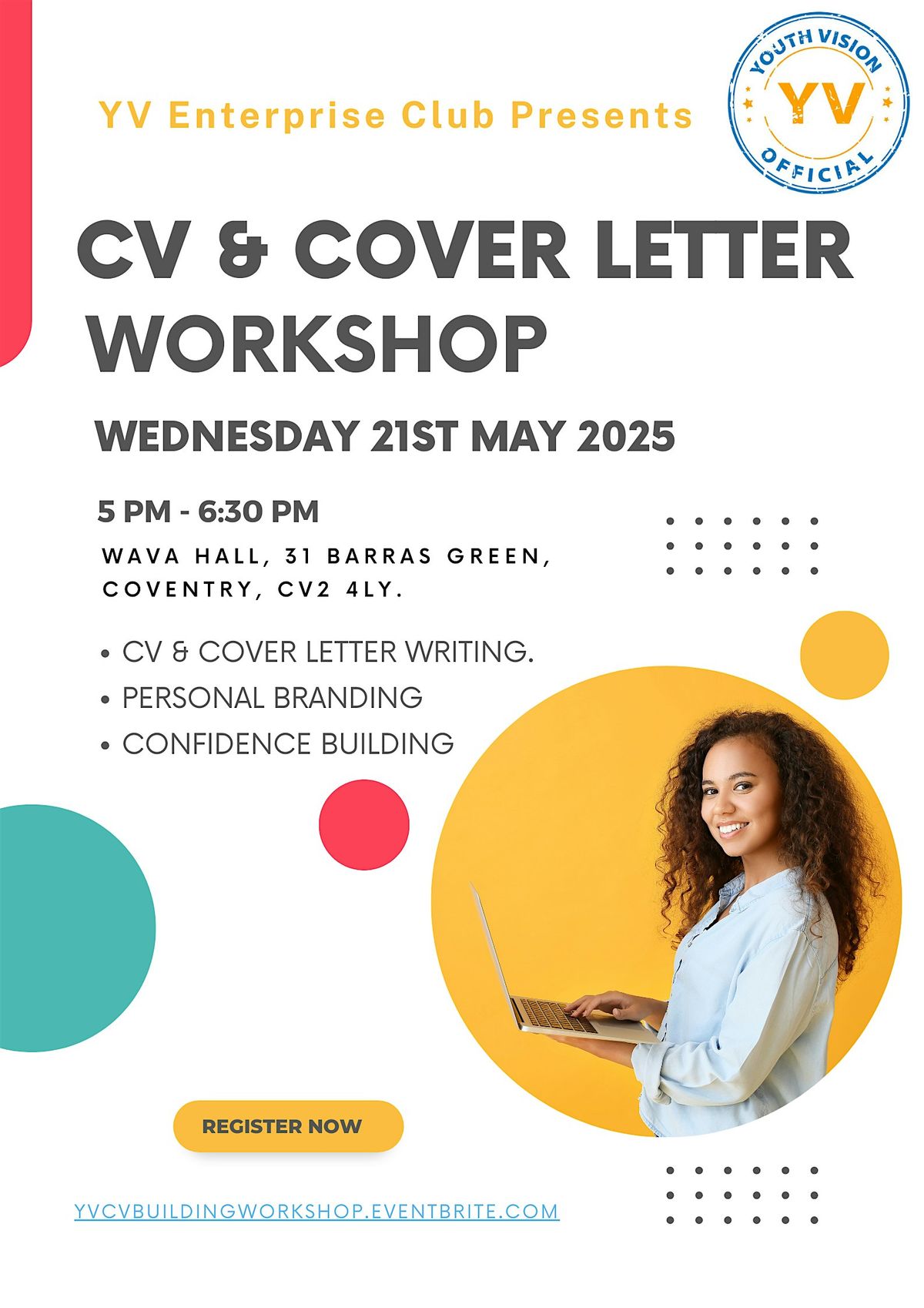 CV & Cover Letter Workshop, 21 May | Event in Coventry | AllEvents