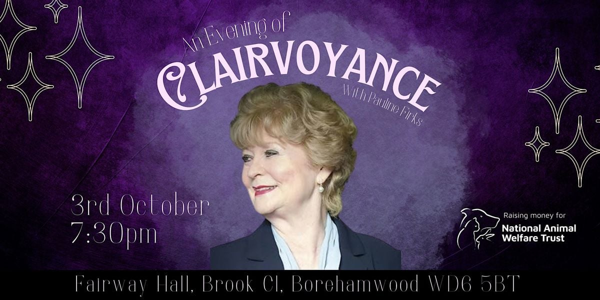 Evening of Clairvoyance with Pauline Firks, 3 October | Event in Borehamwood | AllEvents