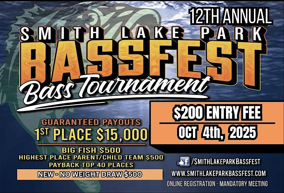 Smith Lake Park Bass Fest, 4 October | Event in Cullman | AllEvents
